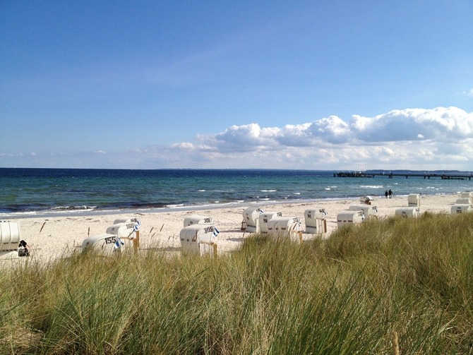 Ferienwohnung in Scharbeutz - Strandkörbchen - das Meer direkt vor der Tür