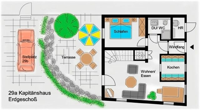 Ferienhaus in Gro&szlig; Zicker - Kapit&auml;nshaus - Bild 14
