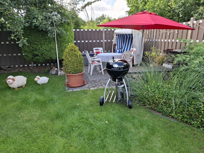 Appartement in Haffkrug - Muschelsucher Kapitän-Suite - Garten mit Grill