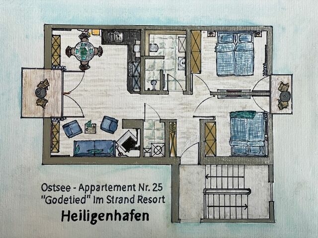 Ferienwohnung in Heiligenhafen - Ostsee - Appartement Nr. 25 "Godetied" im Strand Resort - Bild 23