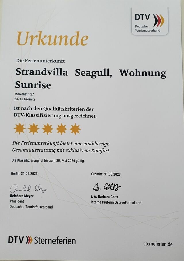 Ferienwohnung in Grömitz - "Strandvilla Seagull - Whg. Sunrise" - Bild 4