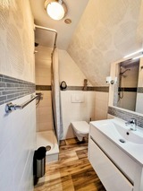 Ferienwohnung in Gr&ouml;mitz - Rosenstrasse 23 - Kleines Bad Schlafzimmer 1