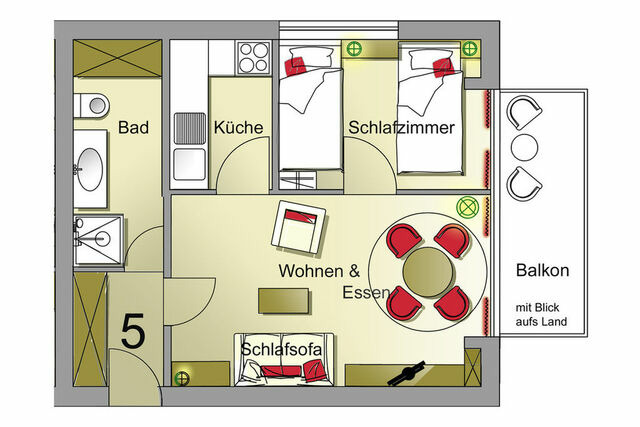 Ferienwohnung in Dahme - Am Brook 16 Whg. 5 - Bild 9