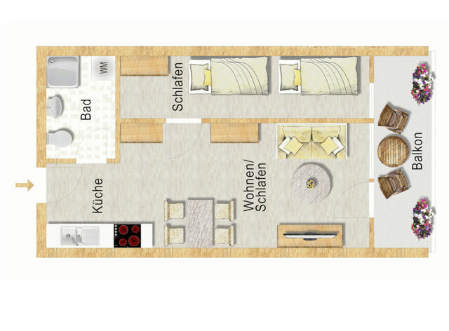 Ferienwohnung in Schönberg - Ostseezeit 1 - Bild 14