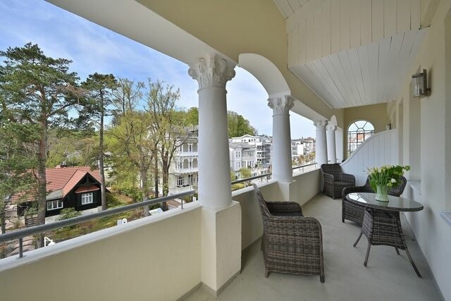 Ferienwohnung in Sellin - Ferienwohnung 9 in Sellin auf Rügen Villa Celia 6 Pers. WLAN, Sauna 200 m vom Strand entfernt - Bild 10