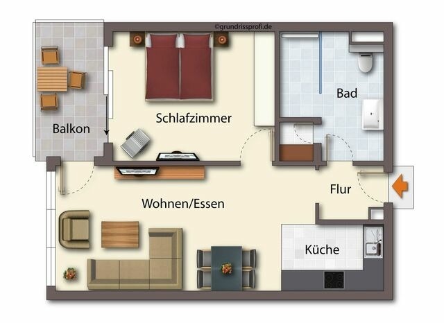 Ferienwohnung in Ahlbeck - (Brise) Strandresidenz Else Marie App. 1.12 - Bild 16