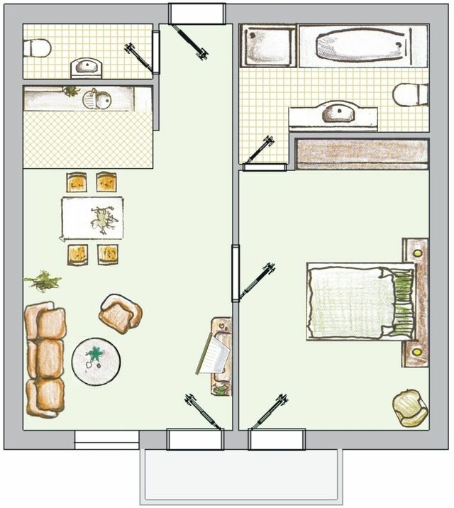 Ferienwohnung in Ahlbeck - (Brise) Appartement-Suiten Tannenburg App. 429 - Bild 14