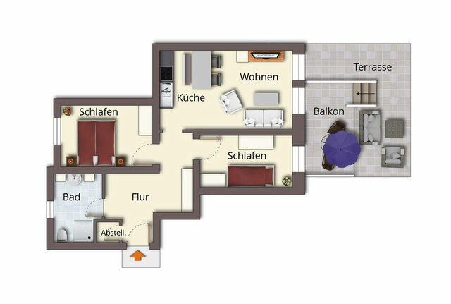 Ferienwohnung in Seebad Bansin - (Brise) Haus Auguste App. 03 - Bild 18