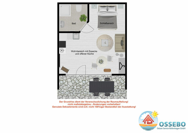 Ferienwohnung in Hohenkirchen-Niendorf - Haus Seeblick Wohnung 04 "Strandl&auml;ufer" - Bild 15