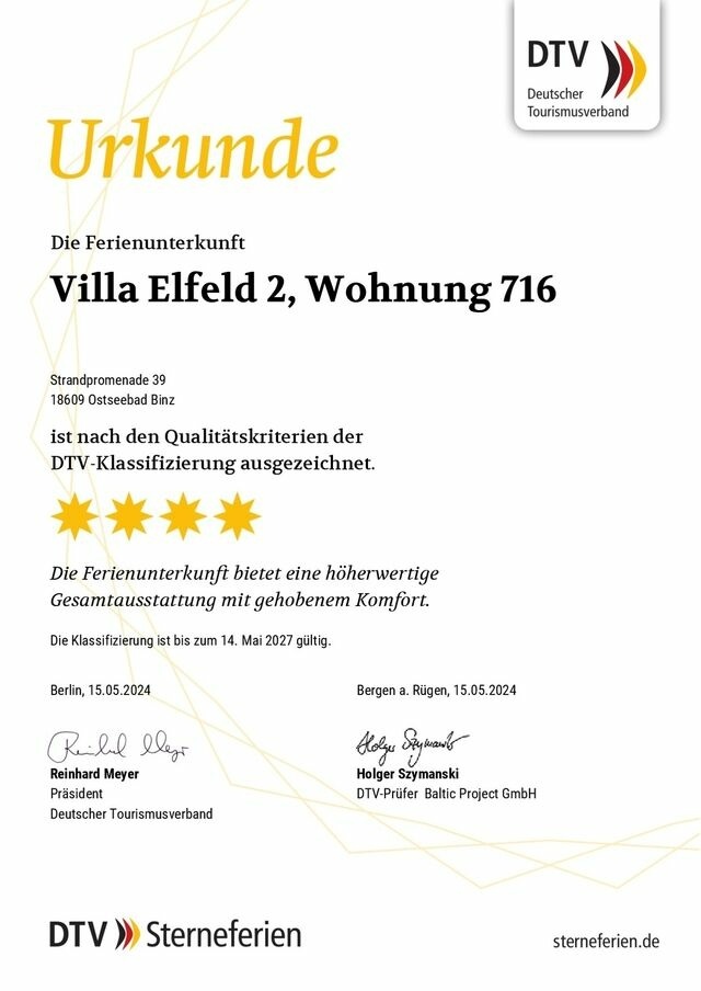 Ferienwohnung in Binz - Villa Elfeld 2, Wohnung 716 - Bild 23